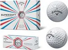 Golfový míček Callaway Supersoft míčky bílé (3ks)