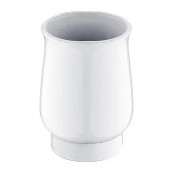 NIMCO Lada keramický pohárek na kartáčky bílý