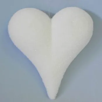 Svatební dekorace Srdíčko silon/ústřižky/glitter (220.1939)