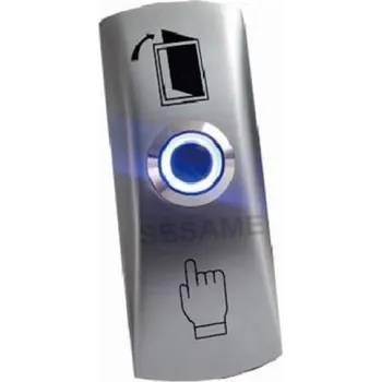 SESAME SB805L, odchodové tlačítko, povrchová montáž, kontakty NO, LED podsvícení