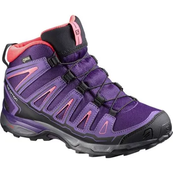 Dětská treková obuv Salomon X-Ultra MID GTX(R) J Cosmic purple/rain purple/madder pink