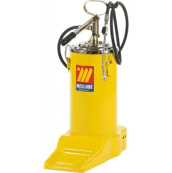 Čerpadlo Ruční mazací lis bez koleček do 16kg (Ruční tukové čerpadlo, nádoba na 16 kg tuku (Ø 220 mm), membrána, uzavírací ventil, tlaková tuková hadice 2 m s výdejní kovovou koncovkou, madlo... )