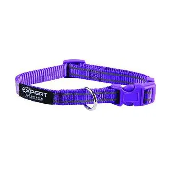 Obojek pro psa Tatrapet Pet Expert obojek na psa Basic 15 mm x 25-40 cm nylon reflexní fialový