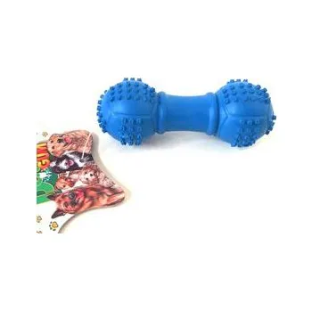 Hračka pro psa Tatrapet hračka pro psa činka s výstupky 10 cm, tvrdá guma, modrá