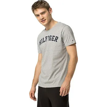 Tommy Hilfiger  Cotton Icon SS Tee Logo Grey Heather