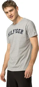 pánské tričko Tommy Hilfiger  Cotton Icon SS Tee Logo Grey Heather