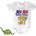 Kojenecké body 100% Já! - velikost 74-80