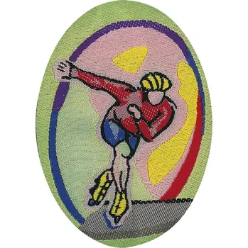 Sportovní nažehlovací etikety - bruslení