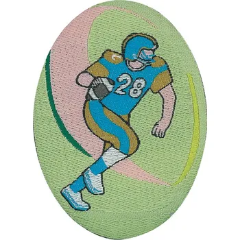 Sportovní nažehlovací etikety - ragby