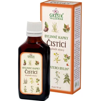 Přírodní produkt Grešík Čistící kapky 50 ml