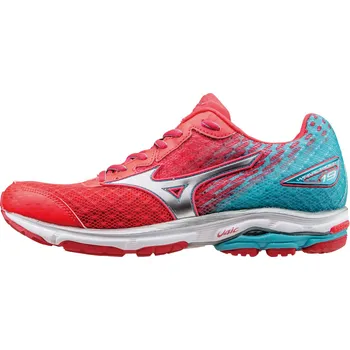 Dámská běžecká obuv Mizuno Wave Rider 19 W modré/růžové/červené