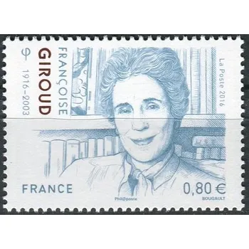 Poštovní známka Post France (2016) MiNr. 6526 ** - Francie - 100. výročí narození Françoise Giroud