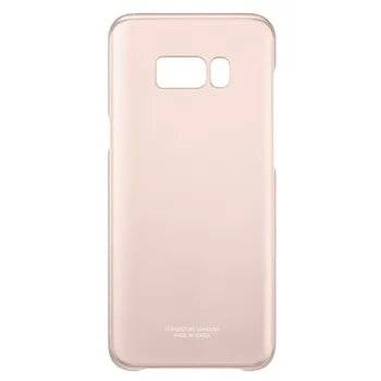 Pouzdro na mobilní telefon Samsung Clear Cover pro Samsung Galaxy S8 Plus (G955) růžové