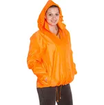 Větrovka s kapucí - fluorescenční barva oranžová, velikost XL, UNISEX