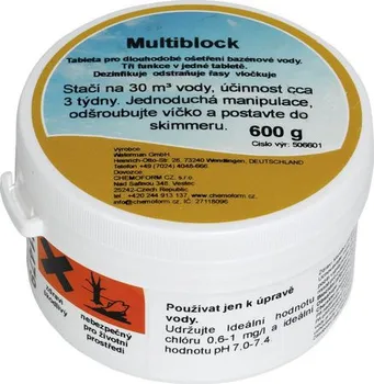 Bazénová chemie Chemoform Multiblock 600 g