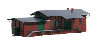 Modelová železnice Auhagen 11383 skladiště s rampou H0 1:87