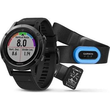 Sporttester Garmin Fenix 5 Sapphire black Optic Tri Performer Black band