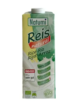 Rostlinné mléko Natumi Nápoj rýžový natural BIO 1 l