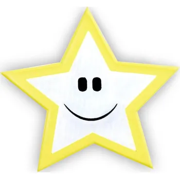 Reflexní samolepka - hvězdička - balení 5 ks