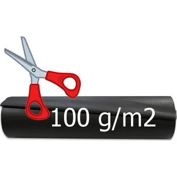 Mulčovací textilie Super pevná mulčovací textilie 100g, 1,6m, metráž (Netkaná mulčovací textilie)