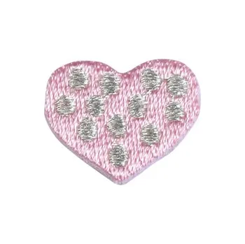 Altima Vyšívané nažehlovací obrázky malé - srdíčko růžové