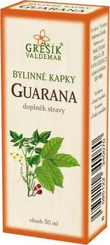 Přírodní produkt Grešík Guarana kapky 50 ml