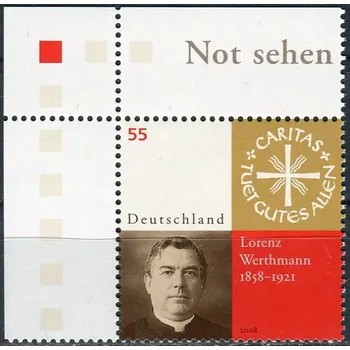 Poštovní známka (2008) MiNr. 2697** - Německo - 150. výročí narození Lorenz Werthmann