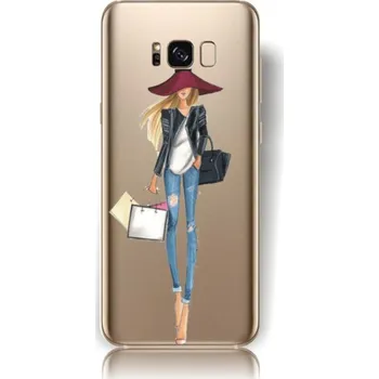 Pouzdro na mobilní telefon Obal Samsung S8 Plus pevný Lady 2 (kryt neboli pouzdro na Samsung Galaxy S8 Plus G955F)