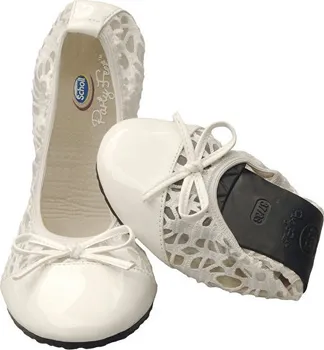 Dámské baleríny Scholl Pocket Ballerina Premium F254881065 bílé