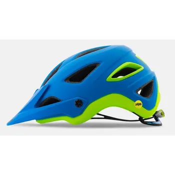 Cyklistická přilba GIRO Montaro Mips matná modrá/limetková