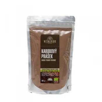 Přírodní produkt Vitalvibe Karob BIO prášek 250 g