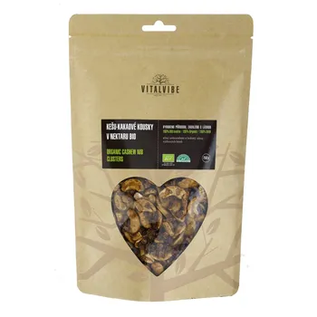 Vitalvibe Kešu-kakaové kousky v nektaru BIO 250 g