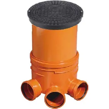 kanalizační vpusť OSMA kanalizační šachta DN400x1500 mm vícevtok - pro KG 110 poklop plný litina - 1,5t