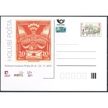 Poštovní známka Česká pošta (2015) CDV 130 ** - PM 106 - Holubí pošta
