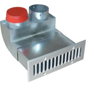 Kouřovod Soler & Palau EDF-SK-BOX-2x75 box se stěnovým kolenem
