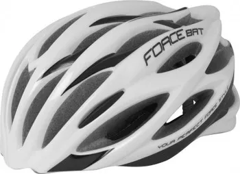 Cyklistická přilba Force Force Bat bílá/černá