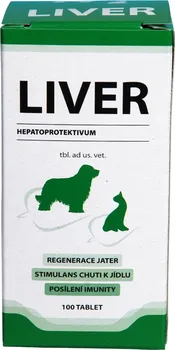Lék pro psa a kočku Univit Liver 100 tbl.
