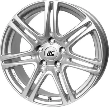 Alu kolo RC-Design RC28 stříbrná 7,5x17 5x100 ET38