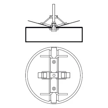 Ventishop DRE-C-SF 315 zpětná klapka pro DRE-C