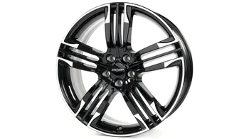 Alu kolo Ronal R58 jetblack-white rim 8x20 5x108 ET40