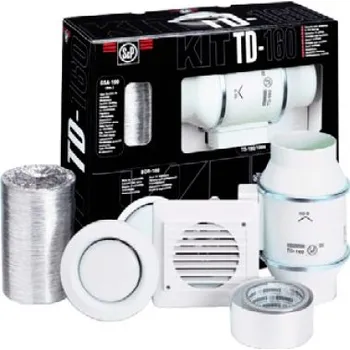 Domácí ventilátor Soler & Palau TD 250/100 T KIT montážní set