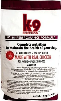 Krmivo pro psa K-9 Selection Hi-Performance Formula