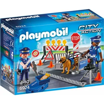Stavebnice Playmobil Playmobil 6924 Policejní zátaras