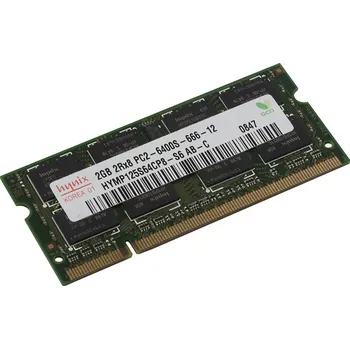 Operační paměť Hynix DDR2 2GB 800 MHz HYMP125S64CP8-S6