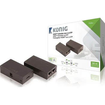 Video kabel König HDMI CAT5 EXTENDER 30m