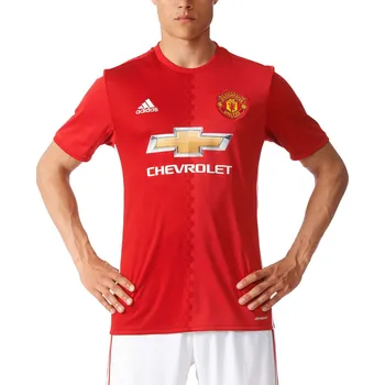 Adidas Mufc H Replica Player Jersey červený