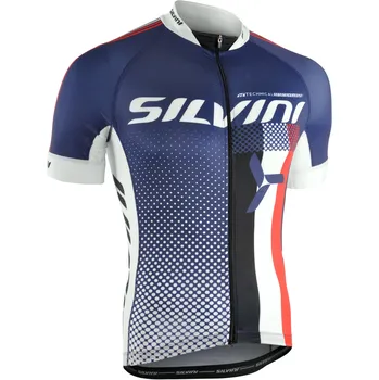 cyklistický dres Dres Silvini TEAM MD836 Navy Velikost: S