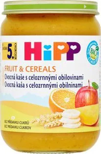 HiPP BIO Ovocná kaše s celozrnnými obilovinami