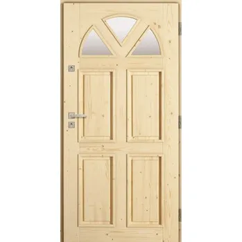 Vchodové dveře Vchodové dveře Safir dřevěné 90 P smrk