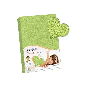 Prostěradlo Prostěradlo froté 130x200 cm olivová